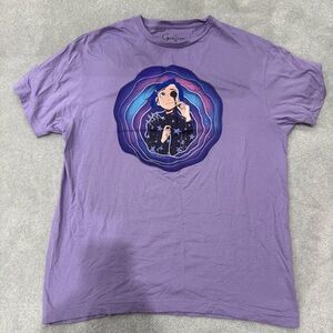 Purple Graphic Short Sleeve Tee